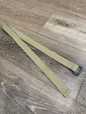 Buckle Men's Canvas Web Belt in Beige